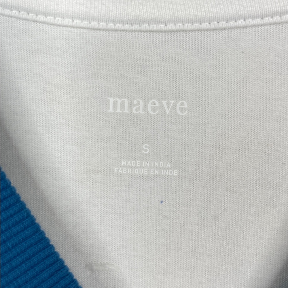 Anthropologie Maeve NWT The Corey Short-Sleeve Boxy Tee: Printed Souvenir Small - Picture 7 of 9